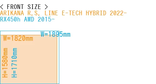 #ARIKANA R.S. LINE E-TECH HYBRID 2022- + RX450h AWD 2015-